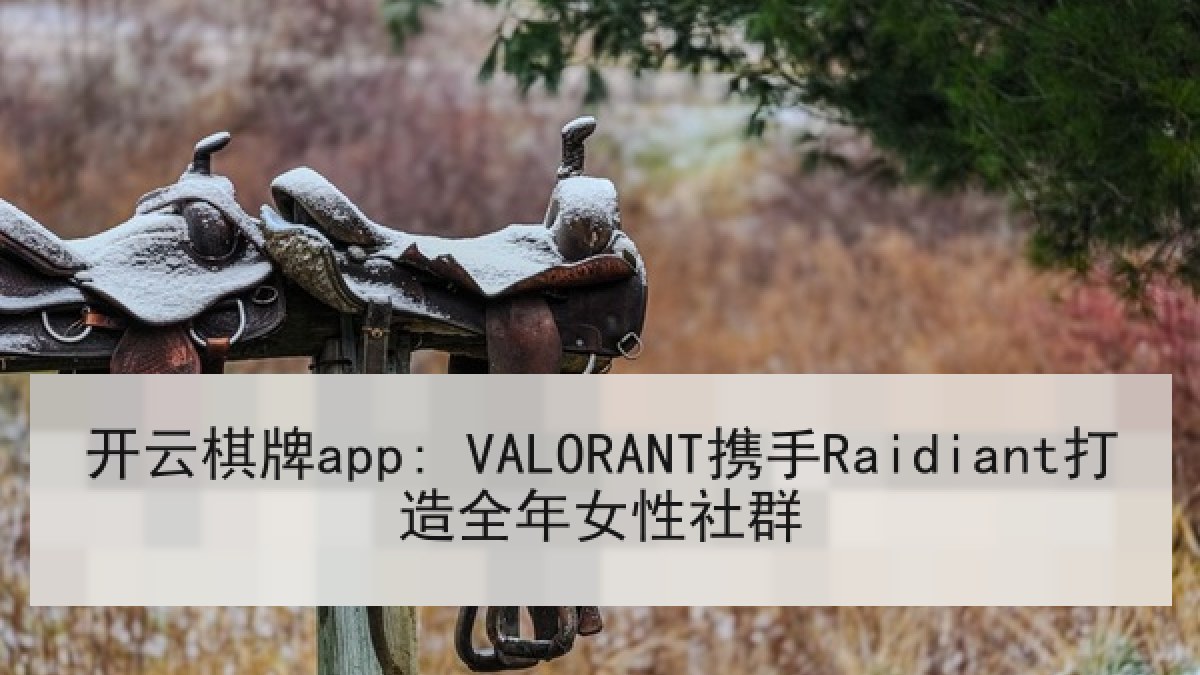 开云棋牌app: VALORANT携手Raidiant打造全年女性社群